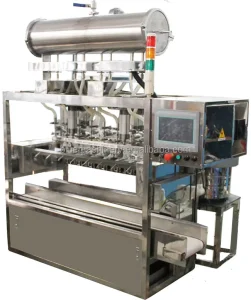 8-Head Automatic Vial Filling Machine with PLC and Pump for Medical, Food and Chemical Packaging