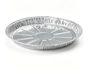 8-Inch Aluminum Foil Pizza Pan for Takeaway and Meal Preparation