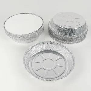 820ml Round Disposable Aluminum Foil Baking Bowl, Heat Resistant
