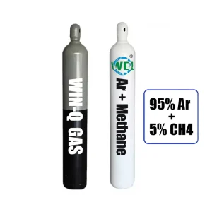 95% Argon + 5% Carbon Dioxide Mixed Gas Cylinder for Instrument Analysis and Detection