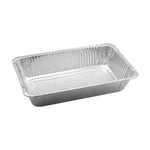 9×13 Inch Disposable Aluminum Foil BBQ Grill Pan with Lid
