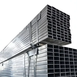 API JIS Carbon Steel Square Tube Hollow Section ERW Welded for Building Construction