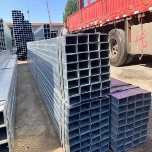 ASTM A500 Pre-Galvanized Rectangular Pipe GI Hollow Section Square Steel Tube