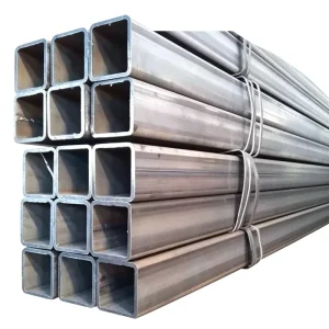 ASTM A500 Rectangular Carbon Steel Tube Black Square Rectangular Hollow Section Pipe for Construction Frame