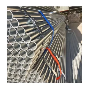 ASTM Hot-Dip Galvanized Steel Pipe 1.7mm-16mm Wall Thickness ERW Steel Tube 6m Length BS Certified