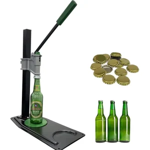 Adjustable Height Home Brewing Auto Lever Bench Bottle Capper