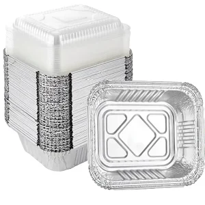 Aluminum Foil Food Packaging Tray for Restaurants and Fast Food