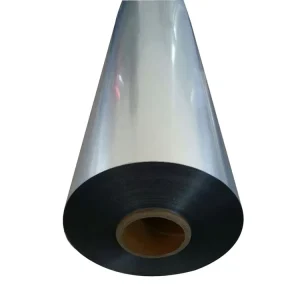 Aluminum Foil Jumbo Film Roll Laminated Polyester Metallized Soft for Food Packaging Coated Treatment