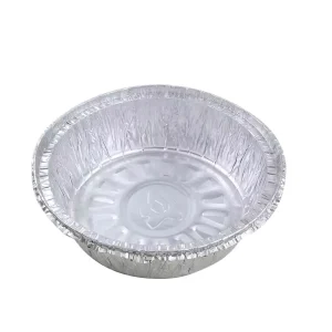 Aluminum Foil Tray Disposable Baking Container with PET Plastic Lid Food Grade Pulp Moulded 3700ml Customizable
