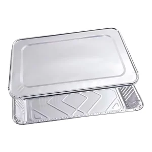 Aluminum Foil Trays for Food Disposable Takeout Aluminum Foil Pans Household Large BBQ Rectangular Aluminum Foil Container