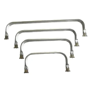 Aluminum Tube Handbag Frame Square Metal Clutch Flex Bag Frame