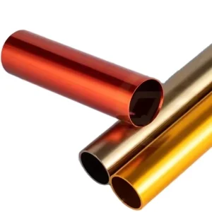 Anodized Aluminum Extrusion Tube 6061 6063 Custom Hollow Round Welding Bending Cutting