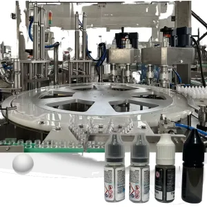 Automatic 16000 BPH High-Accuracy Liquid Filling and Capping Machine for 5 ml, 10 ml, and 15 ml Vial Bottles