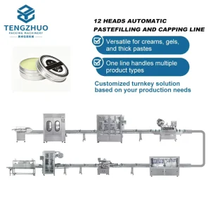 Automatic 3-in-1 Filling Capping Labeling Machine for Paste Cream Face Cream Eye Cream and Lipstick