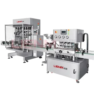 Automatic 4-Head Filling and Capping Machine for Viscous Liquids, Oil, Sanitizer, Shampoo, Lotion