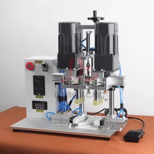 Automatic Capping Machine for Packaging Equipment Pneumatic Electric Screw Capper for Bottle Sealer with Clamping Fixture Jig