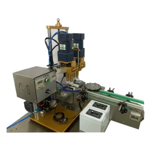 Automatic Capping Machine with Conveyor Belt and Spray Pump, Screwing Capping Machine