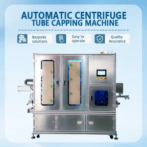 Automatic Centrifuge Tube Capping Machine 1-50 mL Screw Cap Tightening Machine with Servo Motor and Torque Control GST-LXG101A