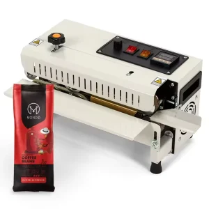 Automatic Continuous Impulse Sealer for Industrial Plastic and Paper Pouches and Beverage Packaging