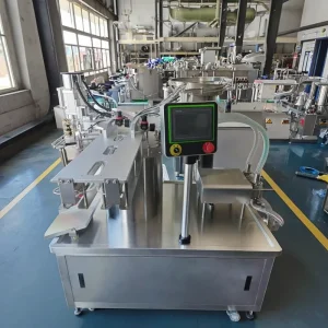 Automatic Double Head Liquid Filling Machine Spout Bag Capper for Industries for Dairy Laundry Detergent Milk Honey Packaging