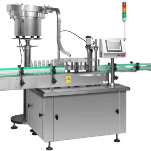 Automatic Electric Stainless Steel Single Head High Accuracy Food Grade Beverage Bottle Capper Screw Capping Machine Servo Motor