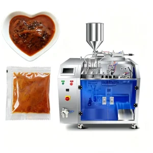 Automatic High Accuracy Pneumatic Liquid Filling Machine for Beverage Commodity & Food with Plastic Paper Pouch Bags Packaging