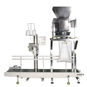 Automatic High Productivity 10kg 15kg 20kg 25kg 50kg Powder Filling Sealing Bags Packing Machine for Food