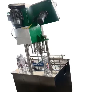 Automatic Plastic Screw Capping Machine for Bottles with Single Filling Head