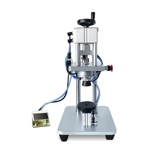 Automatic ROPP Cap Press Capping Machine for PET and Glass Bottles