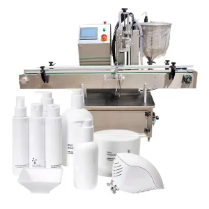 Automatic Syrup, Aerosol, Perfume and Gel Liquid Filling and Capping Machine
