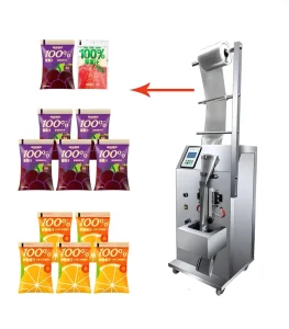 Automatic Three-Side-Sealing Motor-Driven Filling Machine for Food, Chemical, and Beverage Liquids