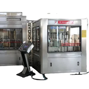 Automatic Water Bottle Filling and Capping Machine with Motor and Gear Components