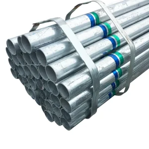 BS1387 Class B ERW Galvanized Steel Pipe, Q195-Q345 Grade, Oval Section, 12m
