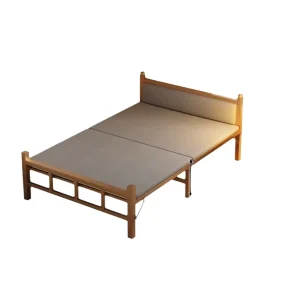 Bedroom Furniture Modern Metal Bed Foldable Metal Frame Bed Portable Metal Bed for Home and Hostel