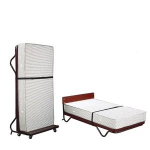 Best Selling Space Saving Rollaway Bed for Hotels Home Furniture Metal Bedroom Furniture Carton Iron Foldable Single Modern