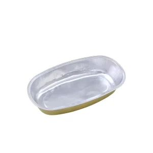 Black Portable Mini Loaf Aluminum Foil Cake Pan with PP Lid Oven Proof 10cm Recyclable