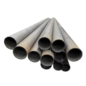 Black Steel Round Hollow Section Pipe ERW Carbon Steel Tube for Scaffolding Frame Handrail Support Structure