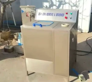 Bucket Washing and Cap Pulling Machine