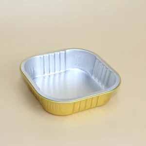 Bulk Food Grade Eco-Friendly Disposable Aluminum Foil Containers with PET Plastic Lid 240ml Customizable Logo