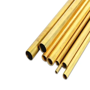 C2600 C26000 CuZn30 H70 Brass Alloy Round Tube Customized Dimensions ASTM Standard