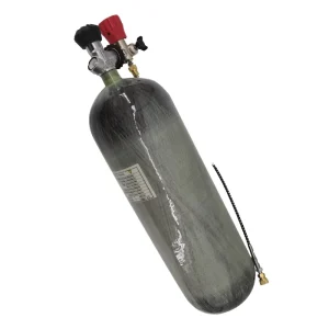 CF68 High Pressure 0.5L-12L Carbon Fiber Compressed Air Tank with Lightweight Aluminum Gas Cylinder for Hunting