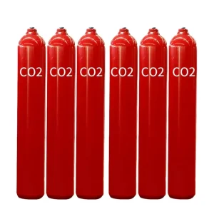 CO2 Gas Cylinders Seamless Steel Carbon Dioxide CO2 Gas Cylinders for Fire Extinguishing