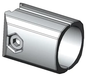 China Industry Aluminum Pipe Joint Metal Aluminum Tube Joint for Wire Rod Turnover Car AL-19