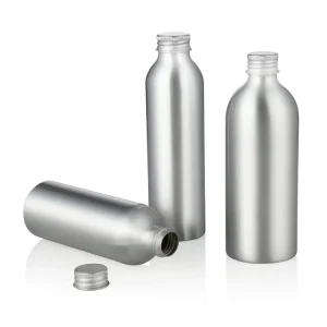 China Suppliers Cosmetic Packaging Aluminum 500ml Bottle with Screw Lid