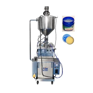 Cosmetic Petroleum Jelly Heating Hopper Bottle Filling Machine for Semi-Automatic Hot Filling