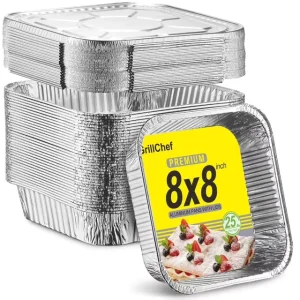 Custom Eco-Friendly Food Grade Aluminum Foil Container 1650ml Microwave Safe Indian BBQ Disposable Takeaway Packaging