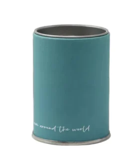Custom Food Grade Round Tea Gift Packaging Paper Tube with Metal Lid