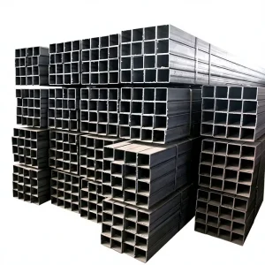 Customizable Seamless Square Carbon Steel Pipe EN Standard Thick Wall Black Rectangular Tube