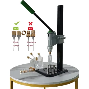 Customized Source Factory Semi-Automatic Manual Plastic Perfume Bottle Capping Crimper