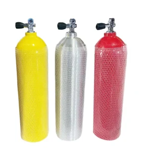 DOT ISO7866 Standard 11.1L Aluminum Cylinder Potavle Oxygen Scuba Diving Cylinder